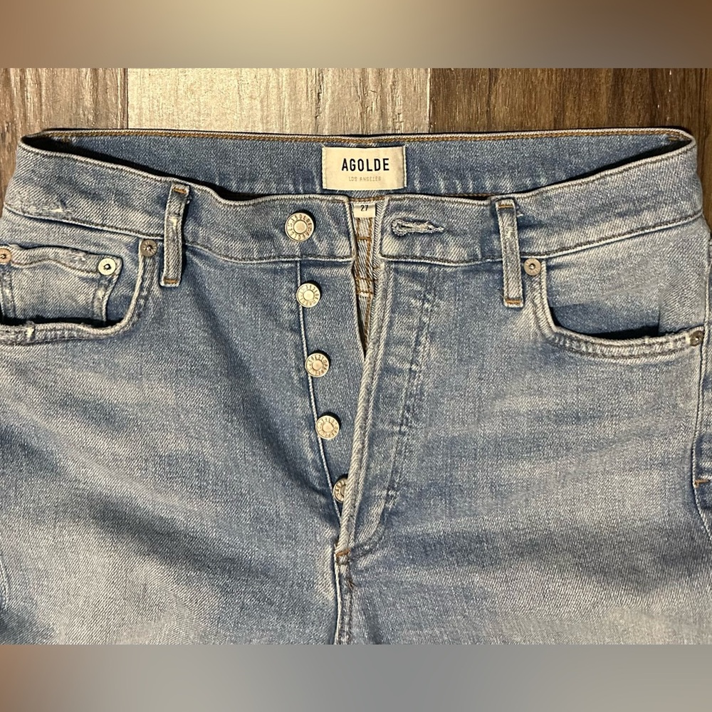 Agolde Nico High-Rise Slim Jeans. Size 27 - Picture 8 of 16
